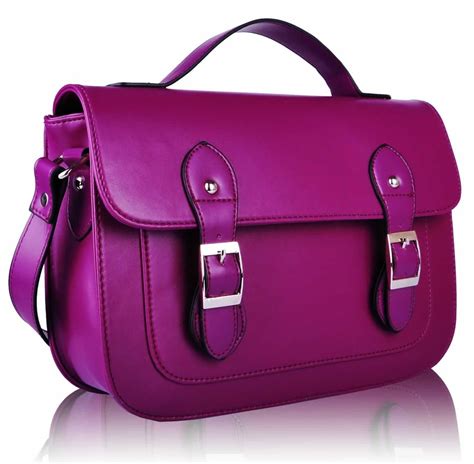 purple luxury bag